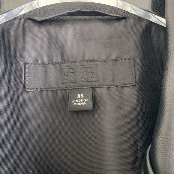 Uniqlo Womens’ Imitation Leather Biker Jacket - Picture 4 of 16